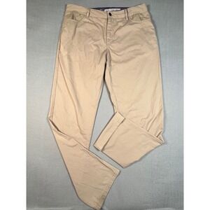 johnnie O Prep Performance 36x34 Khaki Chino Pant Bamboo Polyester Nylon Spandex